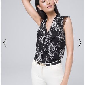 NWT White House Black Market Lace Floral Size 10